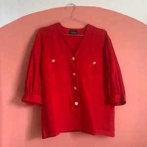 Akris Button-Down Top